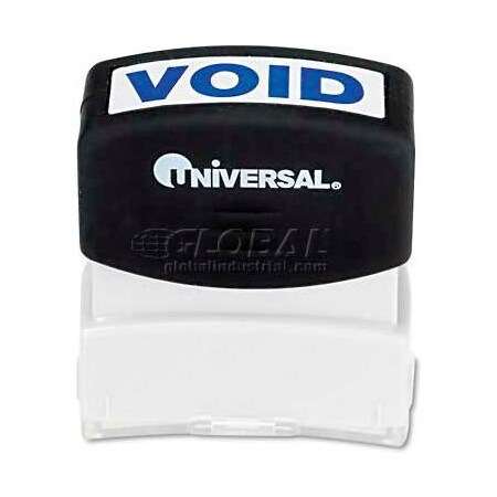 Universal Universal Message Stamp, VOID, Pre-Inked/Re-Inkable, Blue UNV10071***